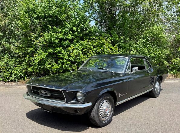 7R01T131464 1967 FORD MUSTANG Black Trasero izquierdo