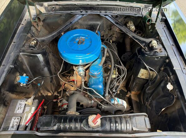 7R01T131464 1967 FORD MUSTANG Black Vista interior delantera