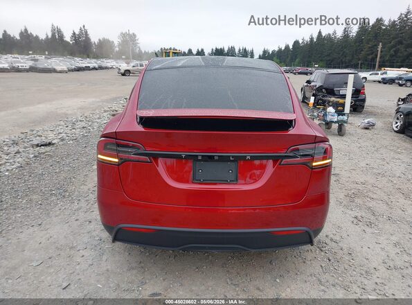 7SAXCAE52SF469744 2025 TESLA MODEL X Red 