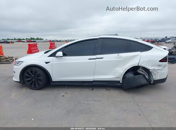 7SAXCAE58NF345756 2022 TESLA MODEL X White Սալոնի հետևի տեսք