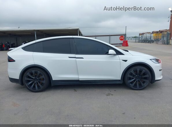 7SAXCAE58NF345756 2022 TESLA MODEL X White Սարքավորումների վահանակի տեսք