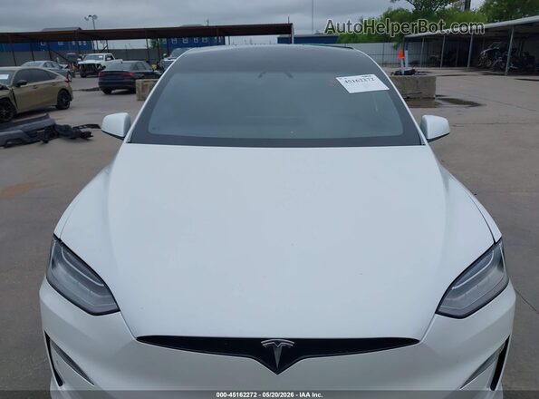 7SAXCAE58NF345756 2022 TESLA MODEL X White Հետևի տեսք