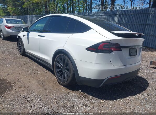 7SAXCAE58SF471286 2025 TESLA MODEL X White Tył lewy