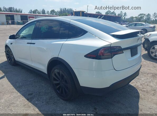 7SAXCBE52PF373142 2023 TESLA MODEL X White უკანა მარცხენა