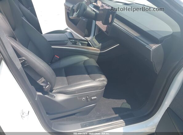 7SAXCBE52PF373142 2023 TESLA MODEL X White წინა სალონის ხედი