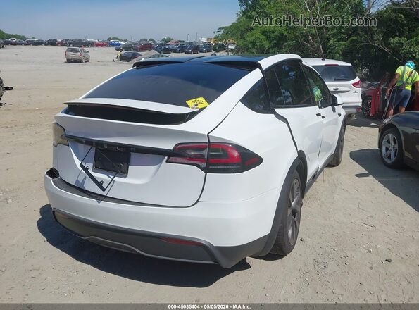 7SAXCBE54SF466950 2025 TESLA MODEL X White Задня права чверть
