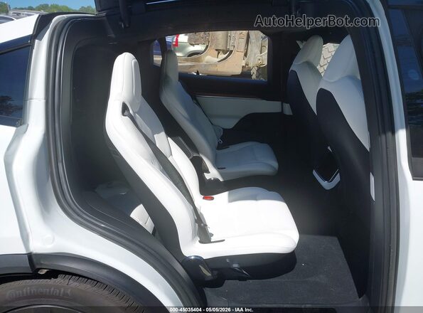7SAXCBE54SF466950 2025 TESLA MODEL X White Вид наклейки з VIN-кодом