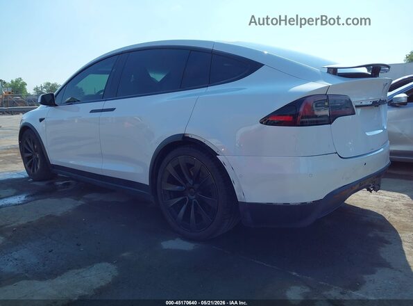 7SAXCBE57NF361677 2022 TESLA MODEL X Белый Задняя левая четверть