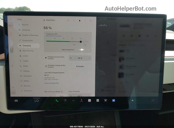 7SAXCBE57NF361677 2022 TESLA MODEL X Белый 