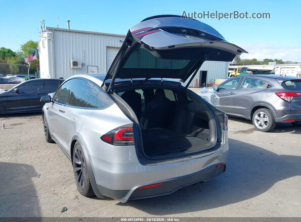 7SAXCBE58SF472167 2025 TESLA MODEL X Gray Trasero izquierdo