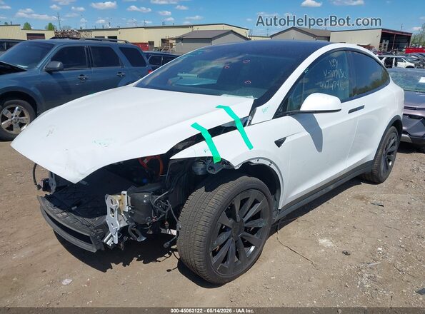 7SAXCBE5XPF377150 2023 TESLA MODEL X White Front left