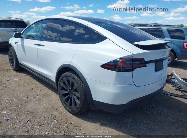 7SAXCBE5XPF377150 2023 TESLA MODEL X White Rear left