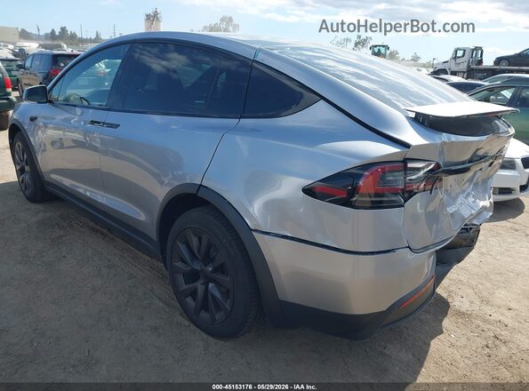 7SAXCBE5XSF469741 2025 TESLA MODEL X Silver Rear left