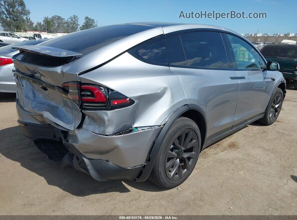 7SAXCBE5XSF469741 2025 TESLA MODEL X Silver Rear right