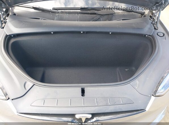 7SAXCBE5XSF469741 2025 TESLA MODEL X Silver Rear view