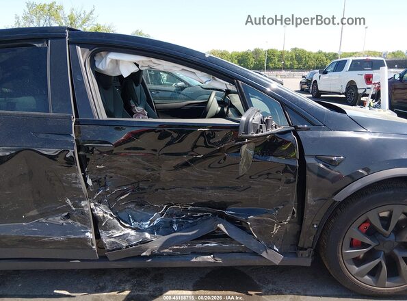 7SAXCBE60PF418653 2023 TESLA MODEL X Black Front view