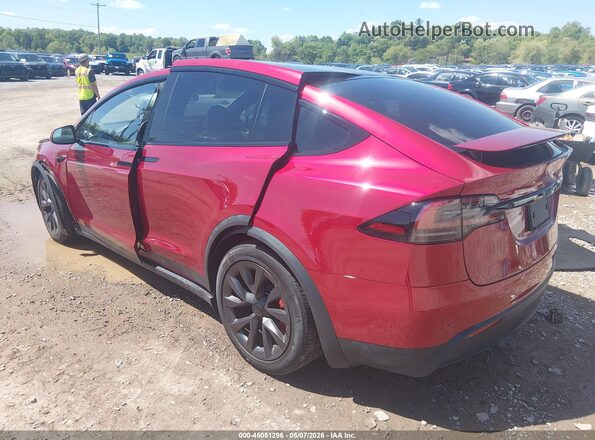7SAXCBE60PF426137 2023 TESLA MODEL X Red Rear left