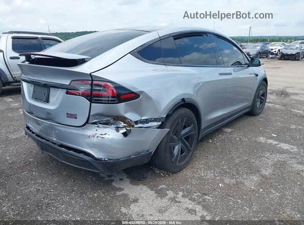 7SAXCBE61TF486454 2026 TESLA MODEL X Silver Trasero derecho
