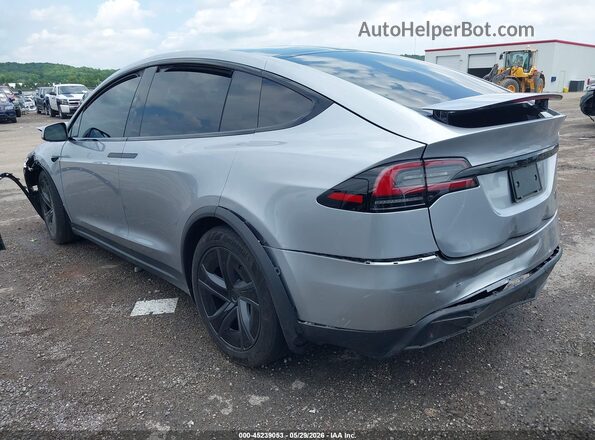 7SAXCBE61TF486454 2026 TESLA MODEL X Silver Trasero izquierdo