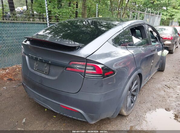 7SAXCDE51PF383334 2023 TESLA MODEL X Gray Հետևի աջ