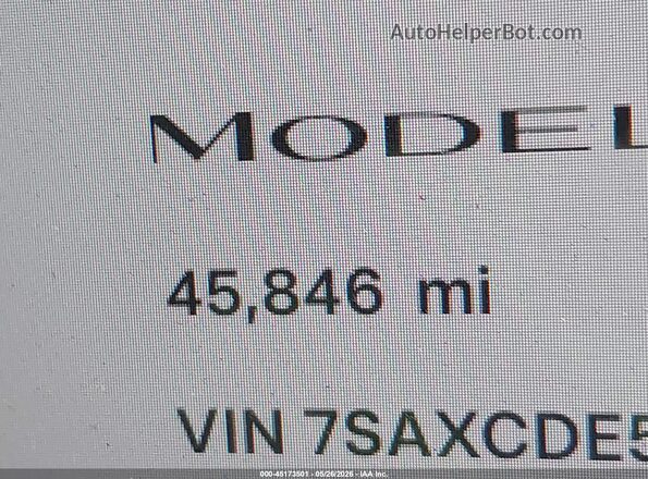 7SAXCDE51PF383334 2023 TESLA MODEL X Gray 