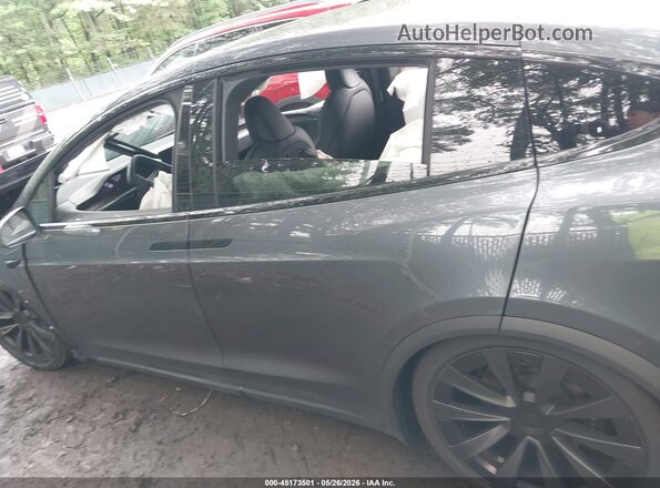 7SAXCDE51PF383334 2023 TESLA MODEL X Gray Սալոնի 360 աստիճան տեսք