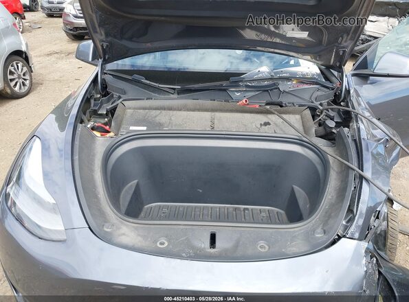 7SAYGAEE1PF835760 2023 TESLA MODEL Y Gray Vista trasera