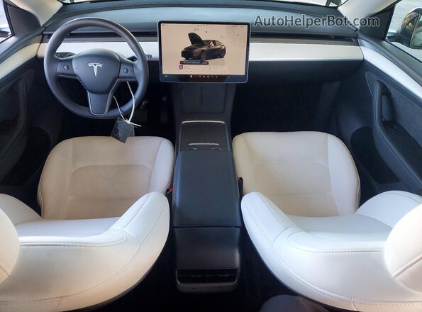7SAYGAEE1SF309721 2025 TESLA MODEL Black წინა პანელის ხედი