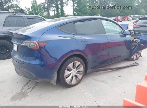 7SAYGAEE2NF426650 2022 TESLA MODEL Y Blue Հետևի աջ