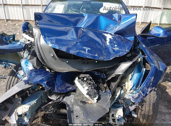 7SAYGAEE2NF426650 2022 TESLA MODEL Y Blue Հետևի տեսք