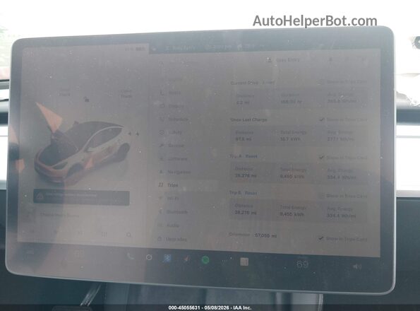 7SAYGAEE3PF896852 2023 TESLA MODEL Y Белый Панорамный вид салона 360°