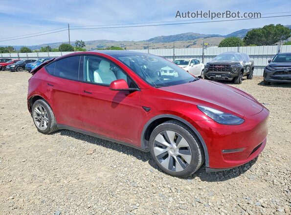7SAYGAEE6RF069513 2024 TESLA MODEL Красный Передняя правая четверть