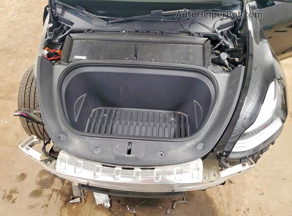 7SAYGAEE7PF770610 2023 TESLA MODEL Black Widok wnętrza z tyłu