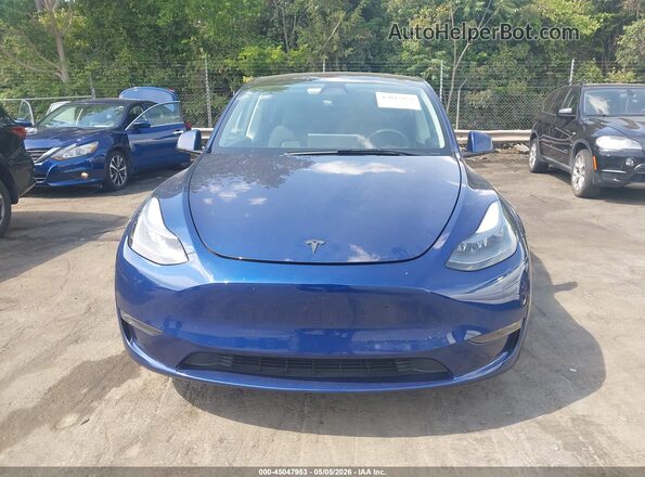 7SAYGAEE7PF946880 2023 TESLA MODEL Y Blue Widok zestawu wskaźników