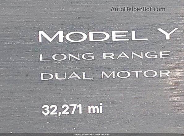 7SAYGAEEXPF907586 2023 TESLA MODEL Y Gray 