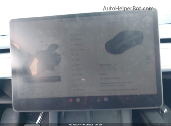 7SAYGAEEXPF941527 2023 TESLA MODEL Y Gray Հետևի նստատեղերի տեսք