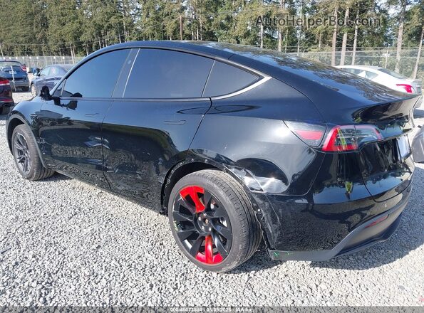 7SAYGAEEXSF278470 2025 TESLA MODEL Y Черный Задняя левая четверть