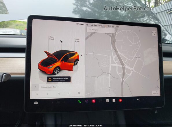 7SAYGDED0PF933204 2023 TESLA MODEL Y Серый 