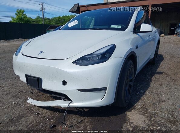 7SAYGDED1PF915696 2023 TESLA MODEL Y White წინა ხედი