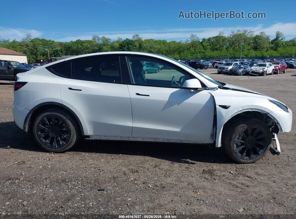 7SAYGDED1PF915696 2023 TESLA MODEL Y White წინა პანელის ხედი