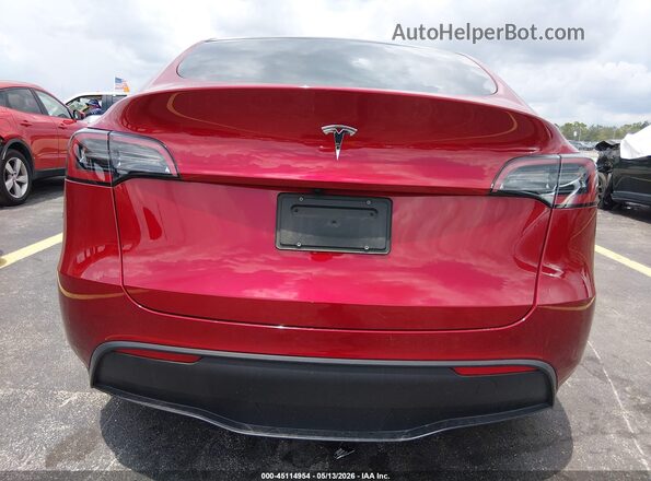 7SAYGDED1SA349206 2025 TESLA MODEL Y Красный 