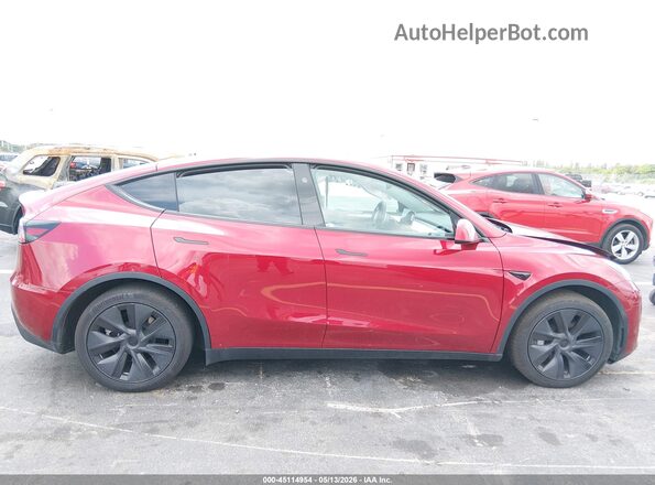 7SAYGDED1SA349206 2025 TESLA MODEL Y Красный Вид щитка приборов