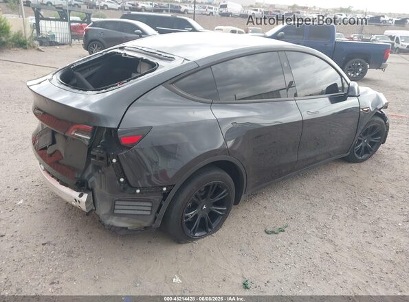 7SAYGDED1SF243289 2025 TESLA MODEL Y Черный Задняя правая четверть