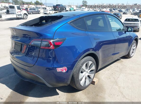 7SAYGDED2RF003579 2024 TESLA MODEL Y Blue Հետևի աջ