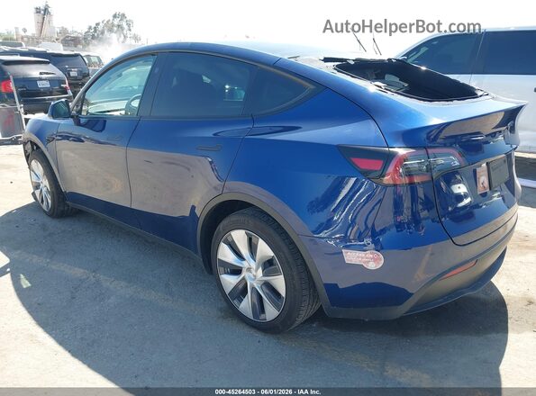 7SAYGDED2RF003579 2024 TESLA MODEL Y Blue Հետևի ձախ