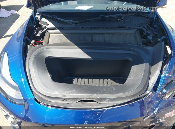 7SAYGDED2RF003579 2024 TESLA MODEL Y Blue Հետևի տեսք