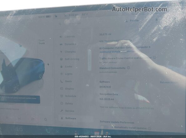 7SAYGDED2RF003579 2024 TESLA MODEL Y Blue 