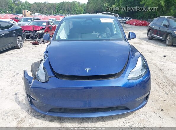 7SAYGDED2RF005140 2024 TESLA MODEL Y Blue Вид щитка приладів