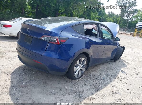 7SAYGDED2RF005140 2024 TESLA MODEL Y Blue Задня права чверть
