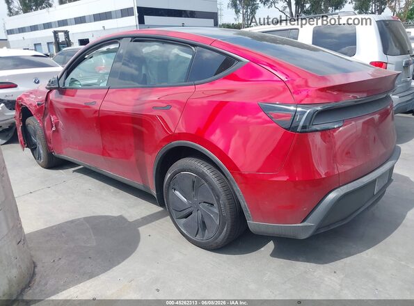 7SAYGDED2TA446898 2026 TESLA MODEL Y Burgundy უკანა მარცხენა
